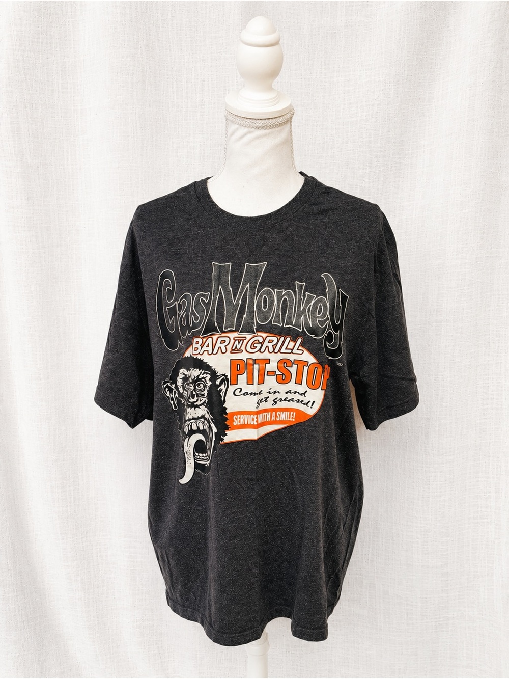 Gas Monkey Black Short-Sleeve Graphic Tee - Pit-Stop Bar & Grill